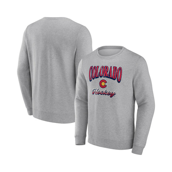 Men's Branded Heather Gray Colorado Avalanche Special Edition 2.0 Pullover Sweatshirt