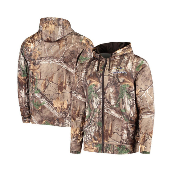 Men's Realtree Camo Baltimore Ravens Trophy Tech Fleece Full-Zip Hoodie