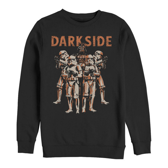 Star Wars Standing Room Only Men's Long Sleeve Fleece Crew Neck Sweater