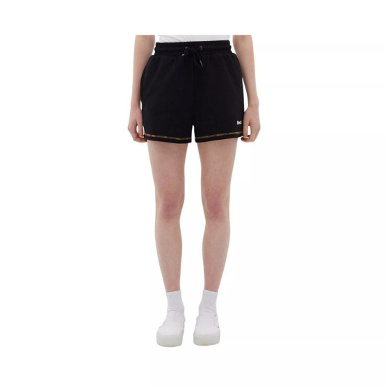 Womens French Terry Shorts with Multi Color Stitch