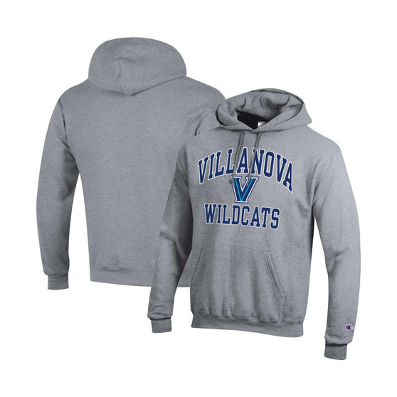 Men's Heather Gray Villanova Wildcats High Motor Pullover Hoodie