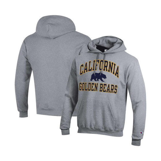 Men's Heather Gray Cal Bears High Motor Pullover Hoodie