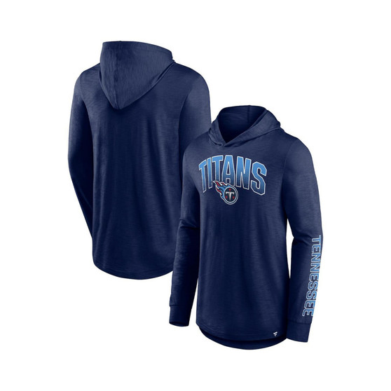 Men's Branded Navy Tennessee Titans Front Runner Pullover Hoodie