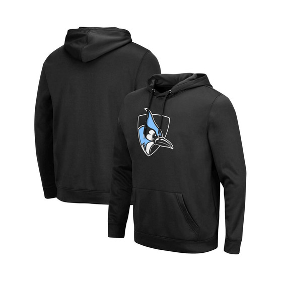 Men's Black Johns Hopkins Blue Jays Lantern Pullover Hoodie