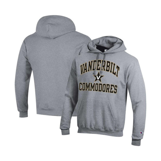 Men's Heather Gray Vanderbilt Commodores High Motor Pullover Hoodie