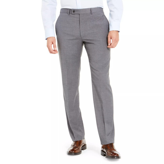 Men's Wool Blend Classic-Fit UltraFlex Stretch Dress Pants