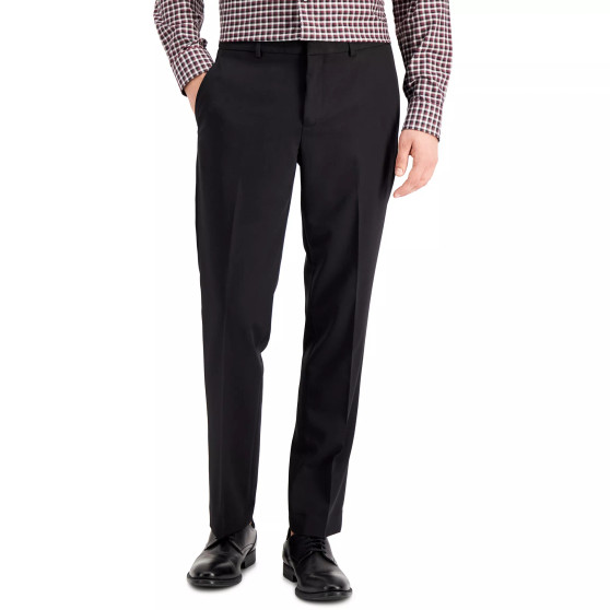 Men's Modern-Fit Stretch Solid Resolution Pants