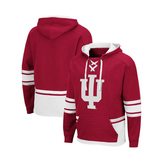 Men's Crimson Indiana Hoosiers Lace Up 3.0 Pullover Hoodie