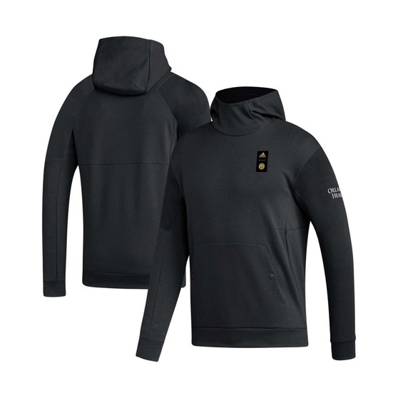 Men's Black Orlando City SC 2023 Player Travel Pullover Hoodie