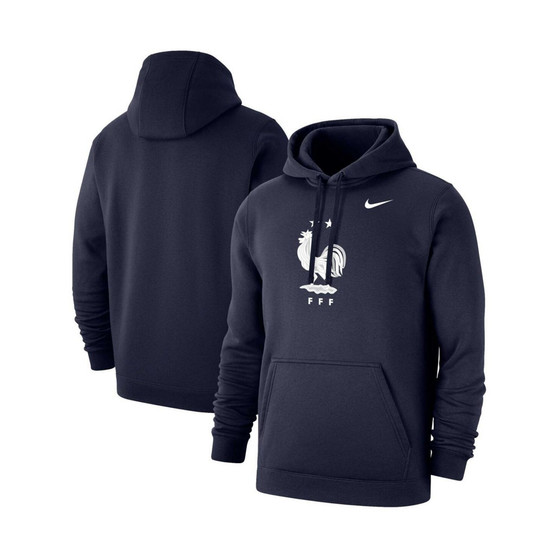 Men's Navy France National Team Club Primary Pullover Hoodie