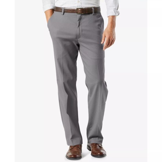 Men's Big & Tall Easy Classic Fit  Khaki Stretch Pants