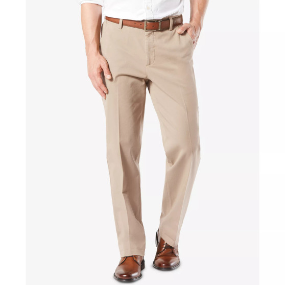 Men's Workday Smart 360 Flex Classic Fit Khaki Stretch Pants