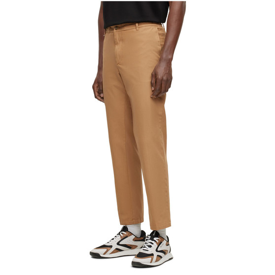Men's Slim-Fit Cotton Blend Trousers