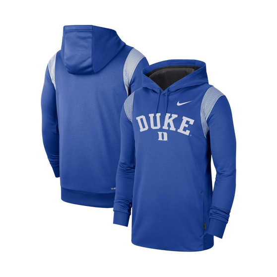 Men's Royal Duke Blue Devils 2022 Game Day Sideline Performance Pullover Hoodie