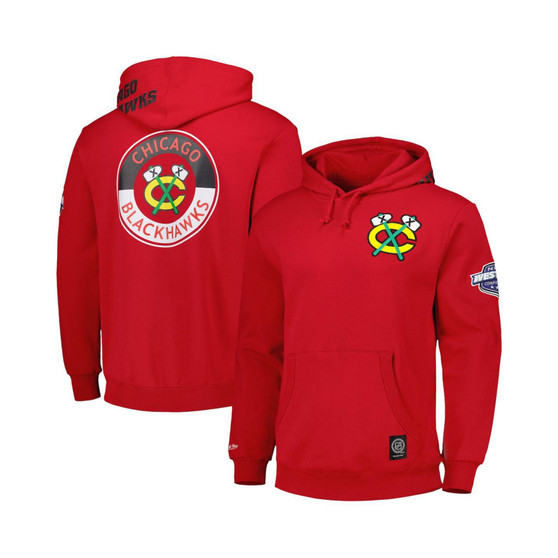 Men's Red Chicago Blackhawks City Collection Pullover Hoodie