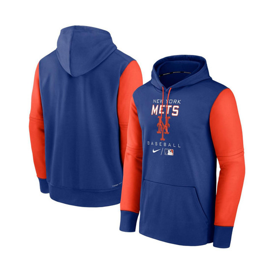 Men's Royal, Orange New York Mets Authentic Collection Performance Hoodie