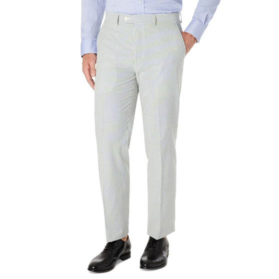 Men's UltraFlex Classic-Fit Seersucker Cotton Pants