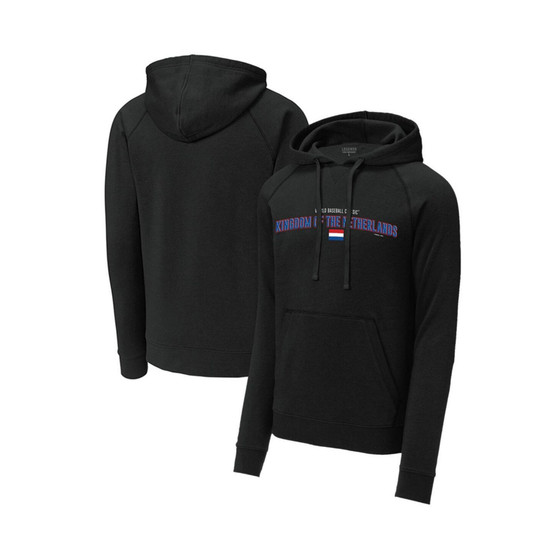 Men's Black Netherlands Baseball 2023 World Baseball Classic Country Pride Pullover Hoodie