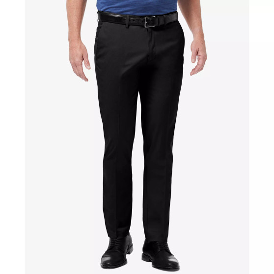 Men's Premium No Iron Khaki Slim-Fit Flat Front Pants