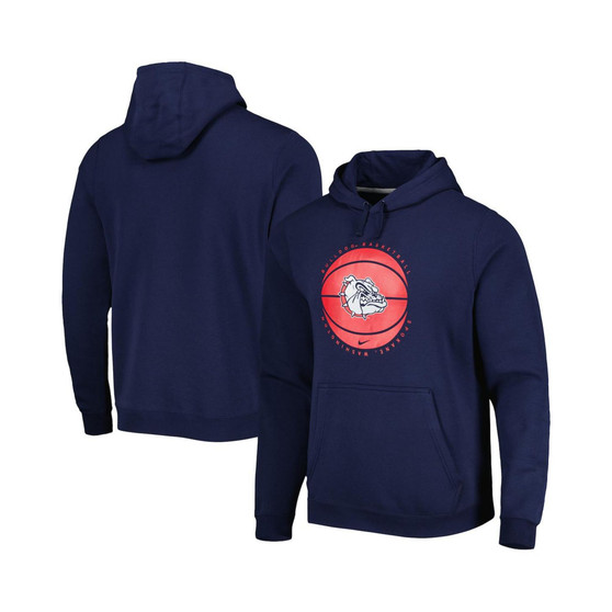 Men's Navy Gonzaga Bulldogs Basketball Pullover Hoodie