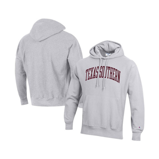 Men's Gray Texas Southern Tigers Tall Arch Pullover Hoodie