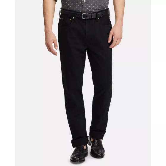 Men's Slim Straight Stretch Sateen Five-Pocket Pants