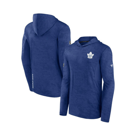 Men's Branded Blue Toronto Maple Leafs Authentic Pro Rink Camo Pullover Hoodie