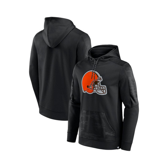 Men's Branded Black Cleveland Browns On The Ball Pullover Hoodie
