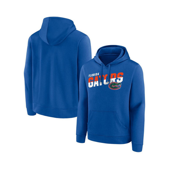 Men's Branded Royal Florida Gators Quick Slant Pullover Hoodie