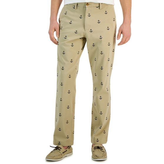 Men's Classic-Fit Anchor Chino Pants, Created for Macy's