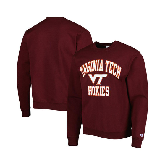 Men's Maroon Virginia Tech Hokies High Motor Pullover Sweatshirt