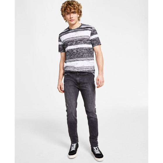 Men's David Slim Athletic Oil Chrome Jeans, Created for Macy's