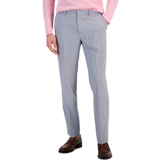 Men's Modern-Fit Houndstooth Suit Pants