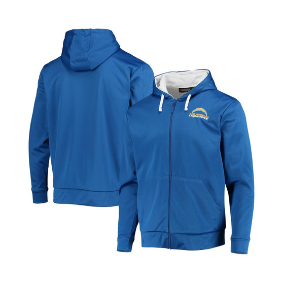 Men's Powder Blue and White Los Angeles Chargers Apprentice Full-Zip Hoodie