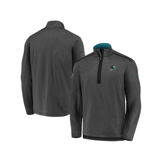 San Jose Sharks Men's Travel & Training Quarter Zip Pullover