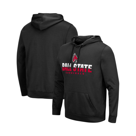 Men's Black Ball State Cardinals Lantern Pullover Hoodie