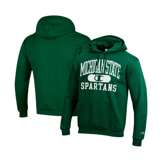 Men's Green Michigan State Spartans Arch Pill Pullover Hoodie