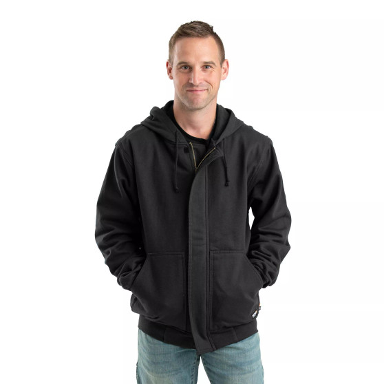 Men's Flame Resistant Zippered Front NFPA 2112 Hooded Sweatshirt Big & Tall