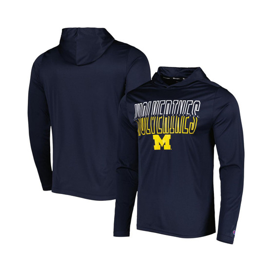 Men's Navy Michigan Wolverines Impact Pullover Hoodie
