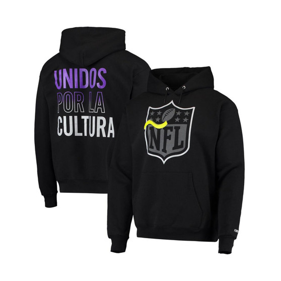Men's Black NFL Por La Cultura '21 Collection Pullover Hoodie