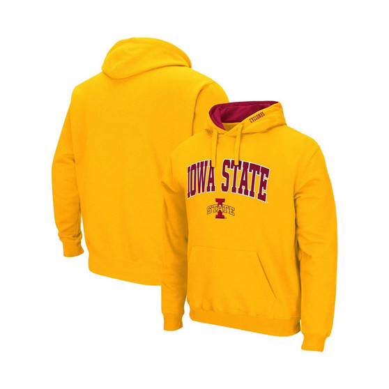 Men's Gold Iowa State Cyclones Arch Logo 3.0 Pullover Hoodie
