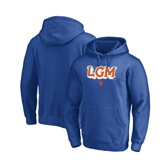 Men's Royal New York Mets Local Pullover Hoodie