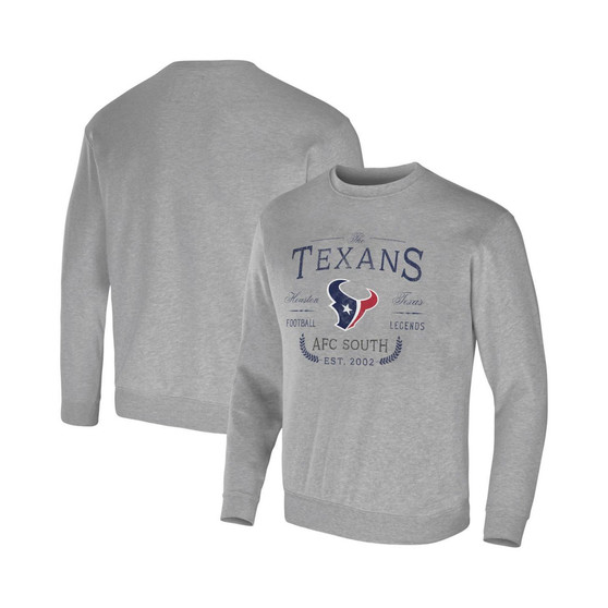 Men's NFL x Darius Rucker Collection by Heather Gray Houston Texans Pullover Sweatshirt