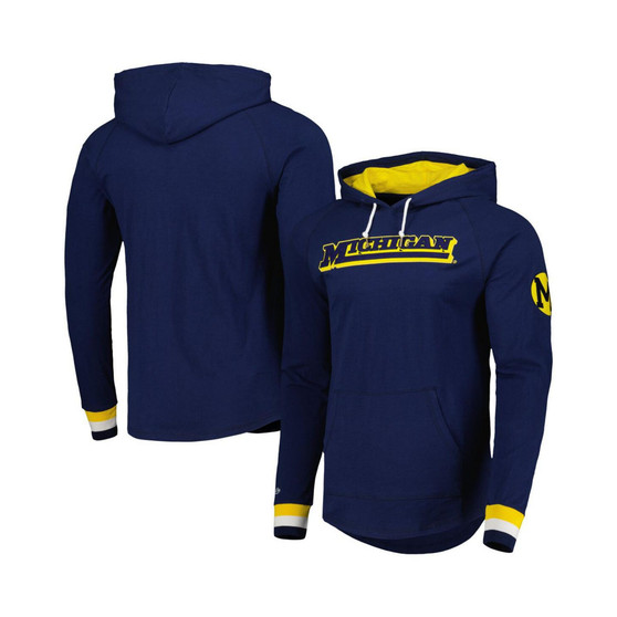 Men's Navy Michigan Wolverines Legendary Raglan Pullover Hoodie