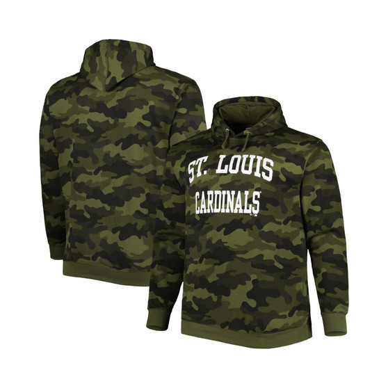 Men's Camo St. Louis Cardinals Allover Print Big and Tall Pullover Hoodie