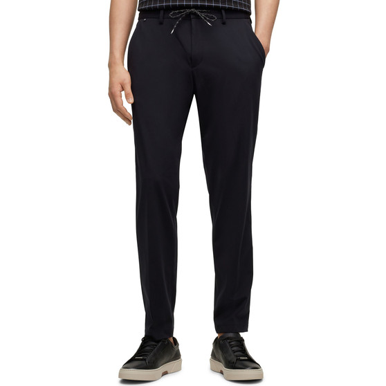 Men's Performance-Stretch Jersey Slim-Fit Trousers