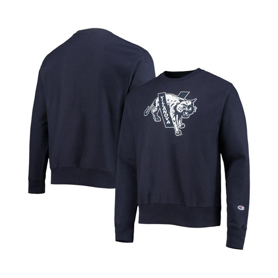 Men's Navy Villanova Wildcats Vault Logo Reverse Weave Pullover Sweatshirt