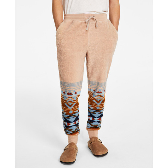 Men's Desert Snow Geo-Print Fleece Joggers, Created for Macy's