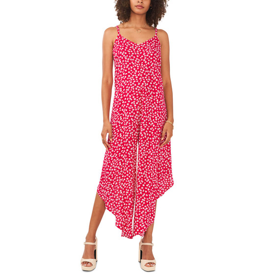 Women's Wide-Leg Challis Jumpsuit