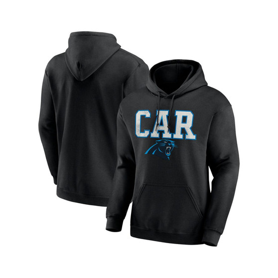 Men's Branded Black Carolina Panthers Scoreboard Pullover Hoodie